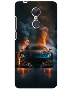 Чехол для Xiaomi Redmi 5 Plus с картинкой «Lamborghini дымная эстетика»