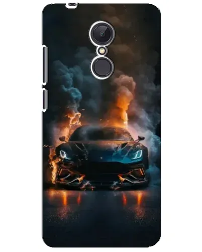 Чехол для Xiaomi Redmi 5 Plus с картинкой «Lamborghini дымная эстетика»