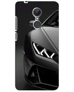 Чехол для Xiaomi Redmi 5 Plus с картинкой «Lamborghini фары детализация»