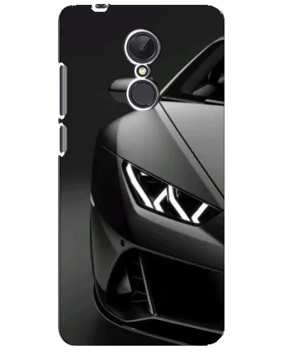 Чехол для Xiaomi Redmi 5 Plus с картинкой «Lamborghini фары детализация»