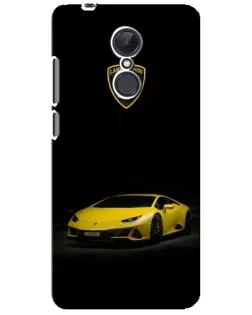 Чехол для Xiaomi Redmi 5 Plus с картинкой «Lamborghini желтый акцент»