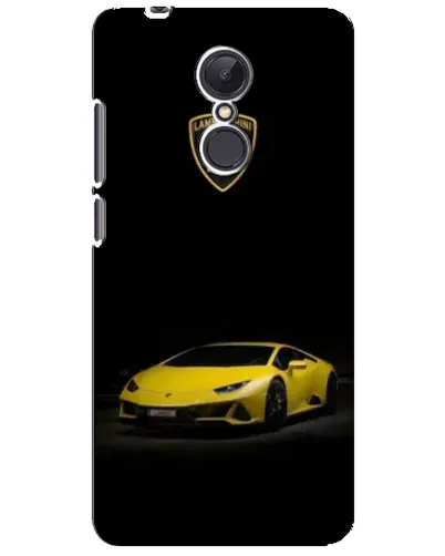 Чехол для Xiaomi Redmi 5 Plus с картинкой «Lamborghini желтый акцент»