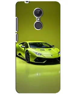 Чехол для Xiaomi Redmi 5 Plus с картинкой «Салатовый Lamborghini Huracan»