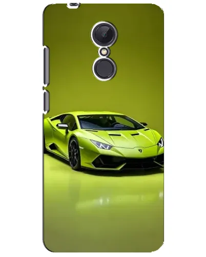Чехол для Xiaomi Redmi 5 Plus с картинкой «Салатовый Lamborghini Huracan»