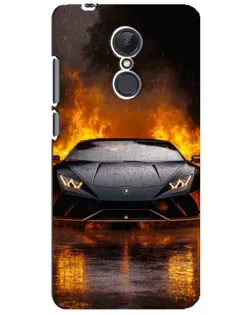 Чехол для Xiaomi Redmi 5 Plus с картинкой «Lamborghini в огне»