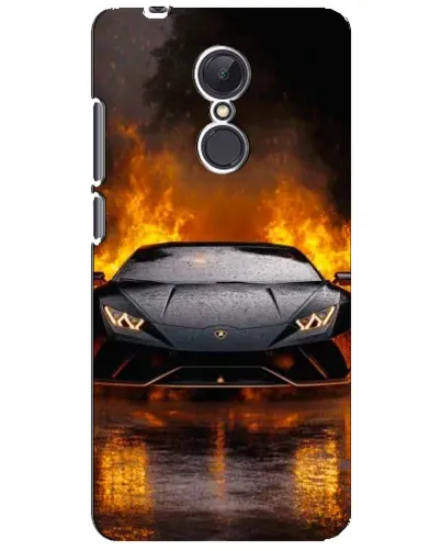 Чехол для Xiaomi Redmi 5 Plus с картинкой «Lamborghini в огне»