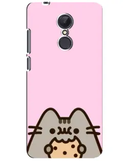 Чехол для Xiaomi Redmi 5 Plus с картинкой «Pusheen и печенье»