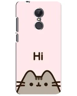 Чехол для Xiaomi Redmi 5 Plus с картинкой «Пушин говорит Hi»
