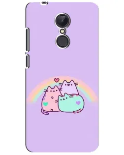 Чохол для Xiaomi Redmi 5 Plus з картинкою «Веселкові Пушини»