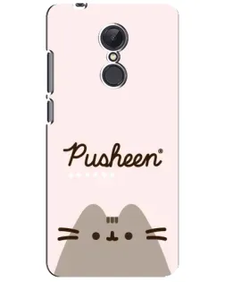Чохол для Xiaomi Redmi 5 Plus з картинкою «Pusheen логотип»