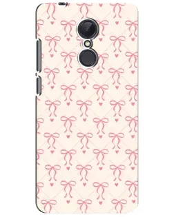 Чехол для Xiaomi Redmi 5 Plus с картинкой «Розовые бантики Coquette»