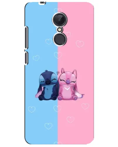 Чехол для Xiaomi Redmi 5 Plus с картинкой «Stitch и Angel Love»