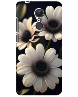 Чехол для Xiaomi Redmi 5 Plus с картинкой «Белые маргаритки макро»