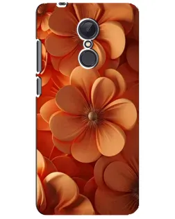 Чехол для Xiaomi Redmi 5 Plus с картинкой «Оранжевый макро цветок»