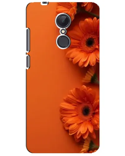 Чехол для Xiaomi Redmi 5 Plus с картинкой «Оранжевые герберы»