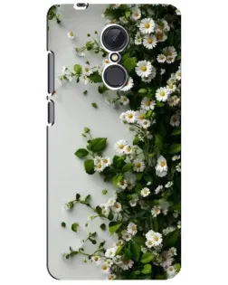Чехол для Xiaomi Redmi 5 Plus с картинкой «Ветка мелких белых цветов»
