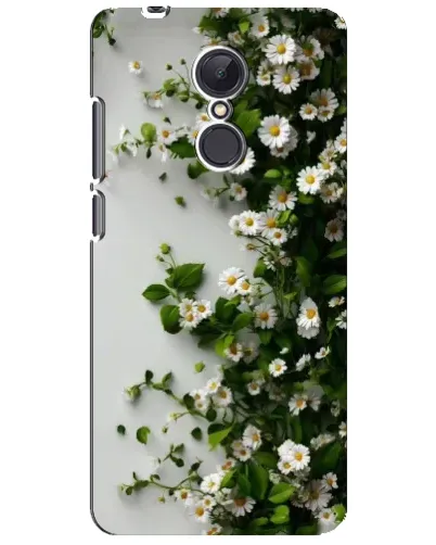 Чехол для Xiaomi Redmi 5 Plus с картинкой «Ветка мелких белых цветов»