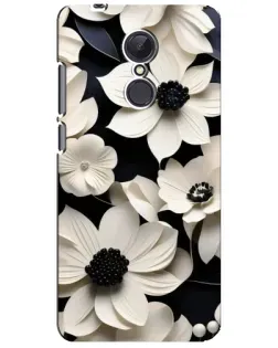 Чехол для Xiaomi Redmi 5 Plus с картинкой «Объемные белые цветы»