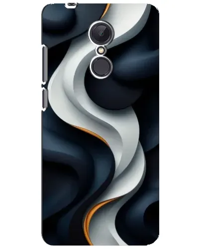 Чохол для Xiaomi Redmi 5 Plus з картинкою «Об'ємні чорно-білі стрічки» Чохол для Xiaomi Redmi 5 Plus з картинкою «Об'ємні чорно-білі стрічки»