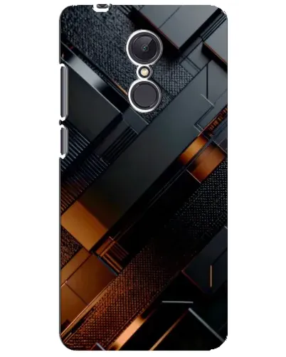 Чохол для Xiaomi Redmi 5 Plus з картинкою «Чорні геометричні блоки» Чохол для Xiaomi Redmi 5 Plus з картинкою «Чорні геометричні блоки»