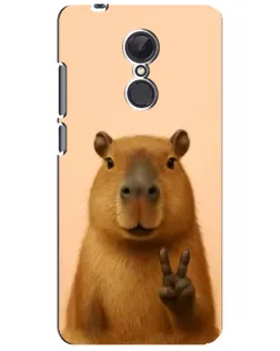 Чехол для Xiaomi Redmi 5 Plus с картинкой «Капибара виктория»