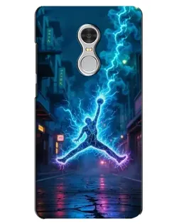 Чохол для Xiaomi Redmi 5 з картинкою «Jordan Gold Jumpman»