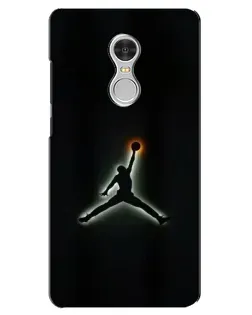 Чохол для Xiaomi Redmi 5 з картинкою «Jordan Gradient Logo»