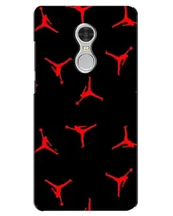 Чохол для Xiaomi Redmi 5 з картинкою «Jordan Red Pattern»
