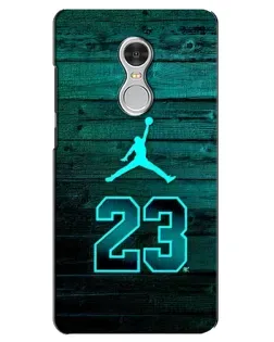 Чохол для Xiaomi Redmi 5 з картинкою «Jordan Cyan 23»