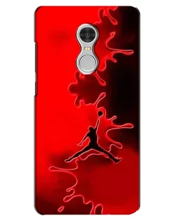 Чохол для Xiaomi Redmi 5 з картинкою «Jordan Red Smoke»