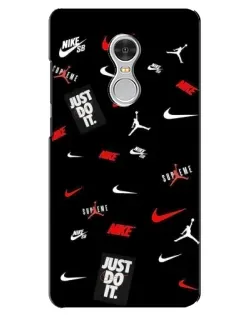 Чохол для Xiaomi Redmi 5 з картинкою «Nike Mix Pattern»