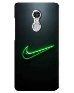 Чохол для Xiaomi Redmi 5 з картинкою «Неоновий контур Nike»