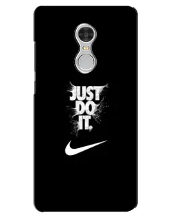 Чохол для Xiaomi Redmi 5 з картинкою «Текстовий принт Nike»