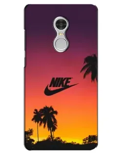 Чохол для Xiaomi Redmi 5 з картинкою «Nike на заході сонця»