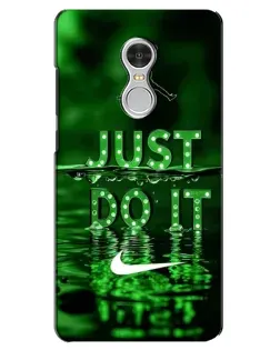 Чохол для Xiaomi Redmi 5 з картинкою «Зелений неоновий Nike»