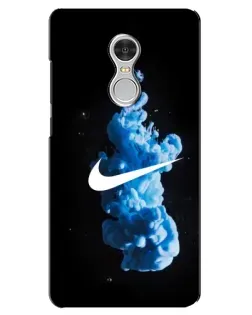 Чохол для Xiaomi Redmi 5 з картинкою «Nike та синій дим»