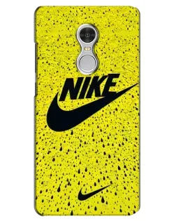 Чохол для Xiaomi Redmi 5 з картинкою «Жовтий текстурний Nike»