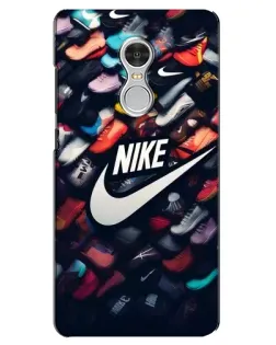 Чохол для Xiaomi Redmi 5 з картинкою «Колекція кросівок Nike»
