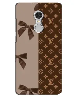Чохол для Xiaomi Redmi 5 з картинкою «Louis Vuitton — банти»