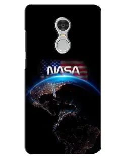 Чохол для Xiaomi Redmi 5 з картинкою «Земля з космосу NASA»