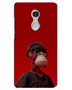 Чохол для Xiaomi Redmi 5 з картинкою «Bored Ape в червоному»