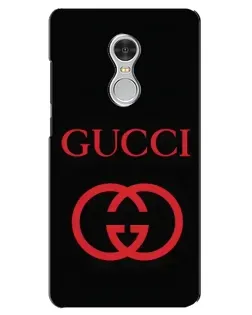 Чохол для Xiaomi Redmi 5 з картинкою «Gucci — червоний логотип»