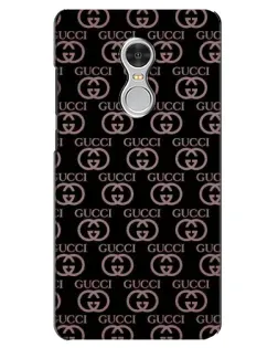 Чохол для Xiaomi Redmi 5 з картинкою «Класична монограма Gucci»