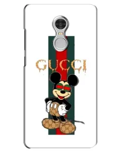 Чохол для Xiaomi Redmi 5 з картинкою «Міккі Маус Gucci — смуги»