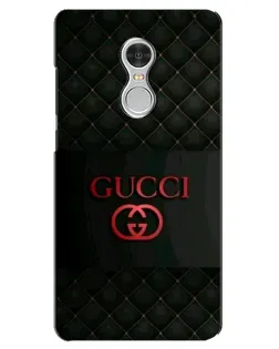 Чохол для Xiaomi Redmi 5 з картинкою «Gucci — стьобаний чорний»
