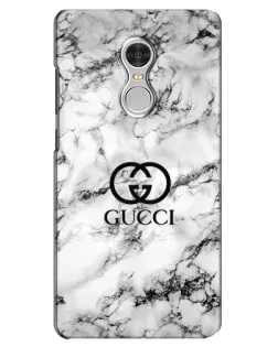 Чохол для Xiaomi Redmi 5 з картинкою «Gucci — мармуровий шик»