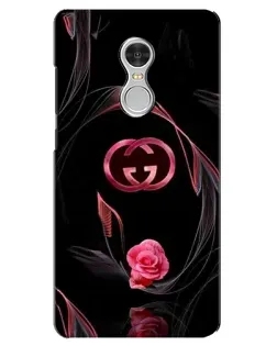 Чохол для Xiaomi Redmi 5 з картинкою «Gucci — неонова троянда»