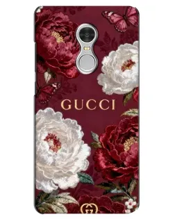 Чехол для Xiaomi Redmi 5 с картинкой «Gucci — бордовые розы» Чехол для Xiaomi Redmi 5 с картинкой «Gucci — бордовые розы»