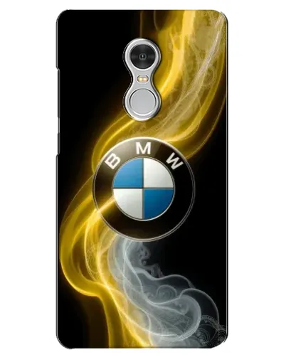 Чехол для Xiaomi Redmi 5 с картинкой «Золотистый дым BMW»