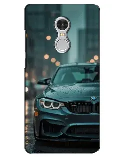 Чехол для Xiaomi Redmi 5 с картинкой «BMW в огнях города»